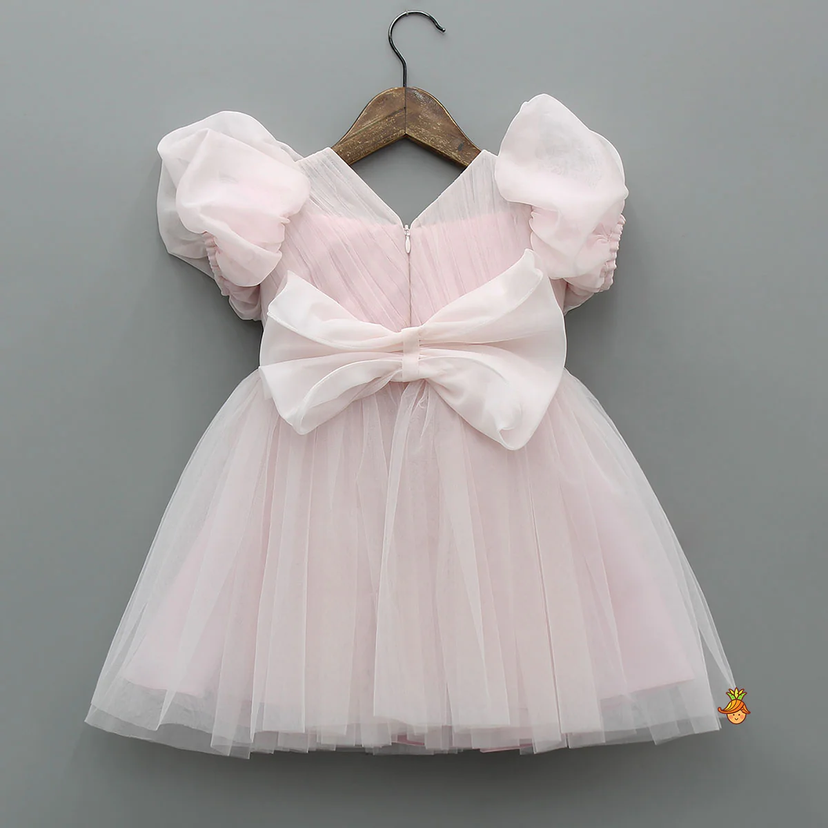 3D Flower Applique Net Dress - Image 2