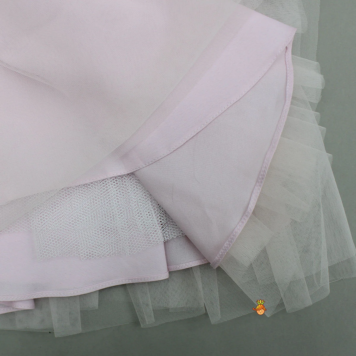 3D Flower Applique Net Dress - Image 5