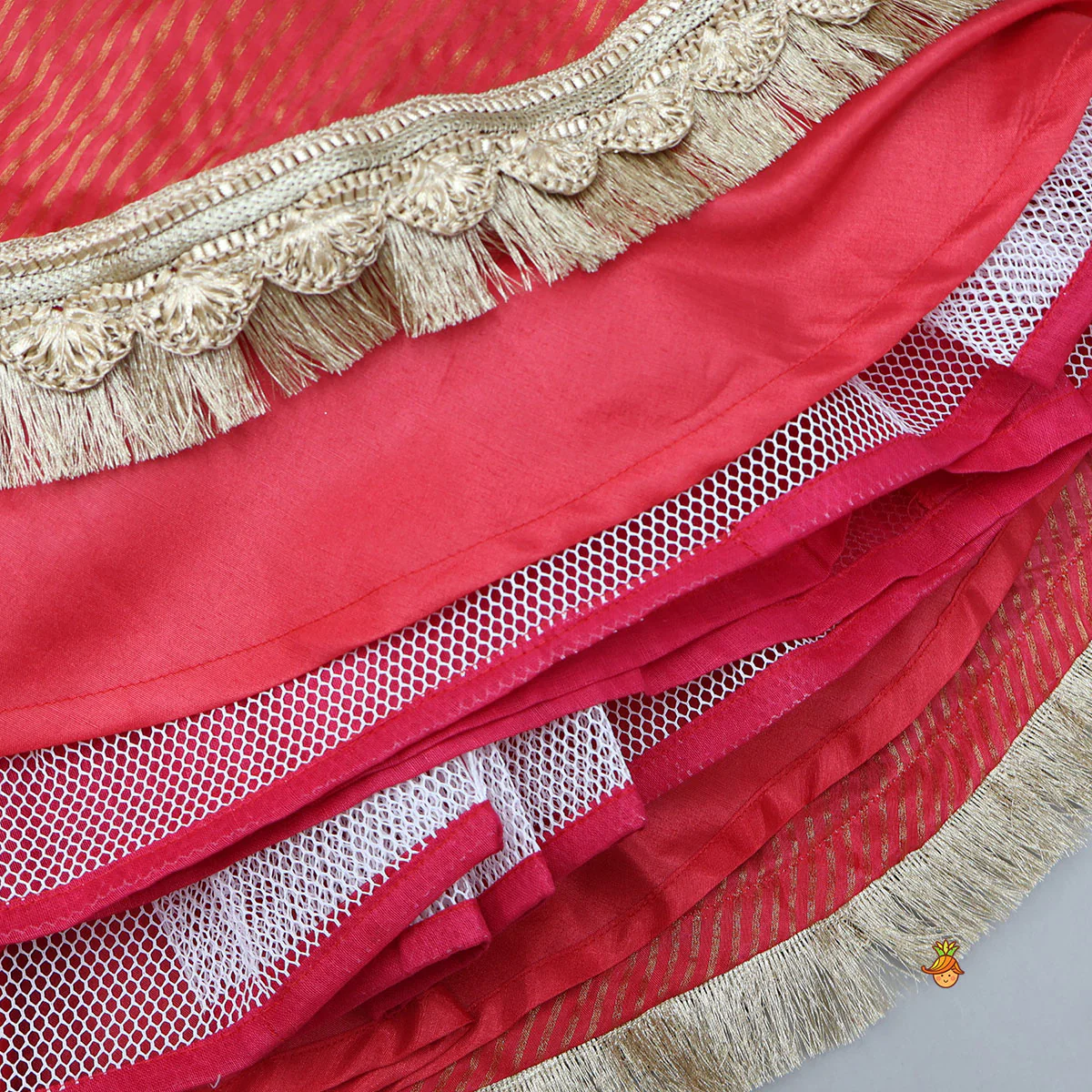 Anarkali With Brocade Jacket And Matching Dupatta - Image 7