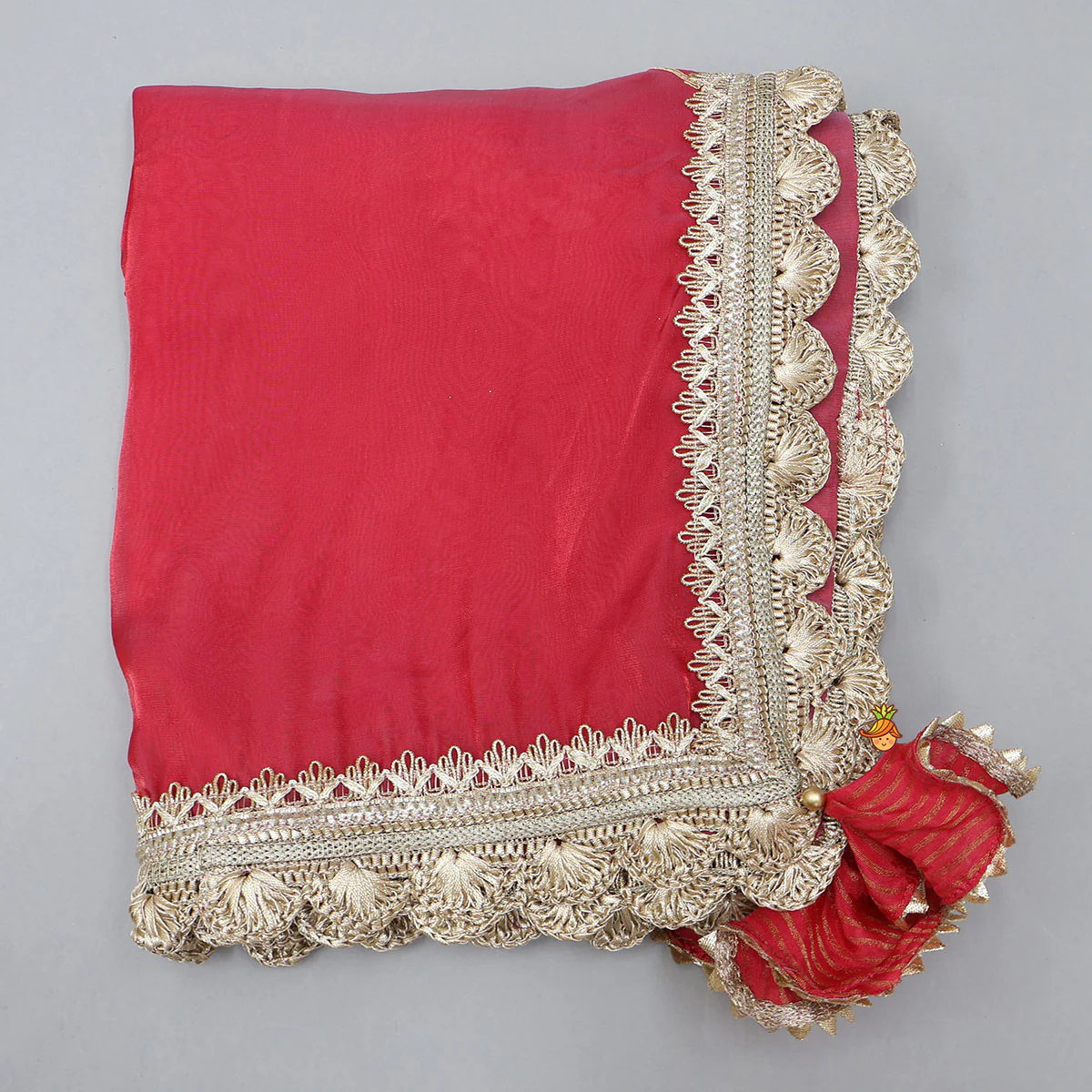 Anarkali With Brocade Jacket And Matching Dupatta - Image 9
