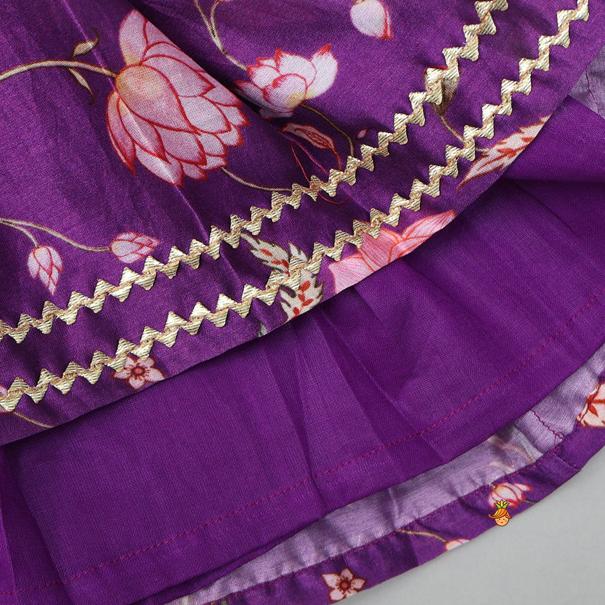 Angarkha Style Kurti And Palazzo - Image 5