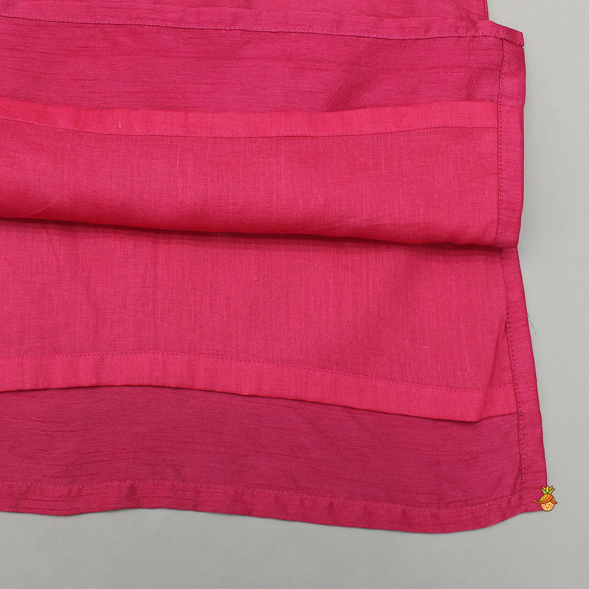 Animal Motif Embroidered Silk Kurta With Pyjama - Image 5