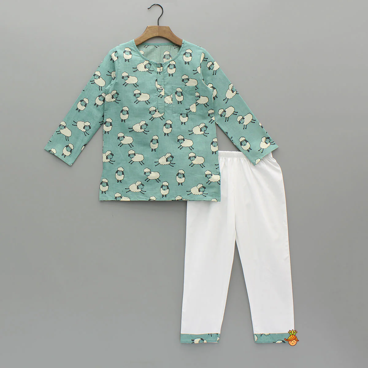 Animal Printed Blue Sleepwear