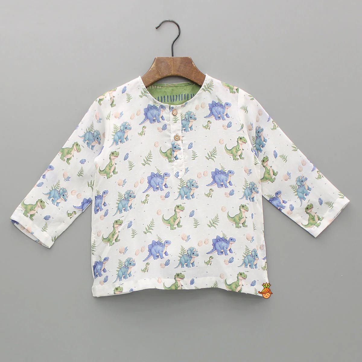 Animal-Printed Bamboo Fabric Top And Pyjama - Image 3