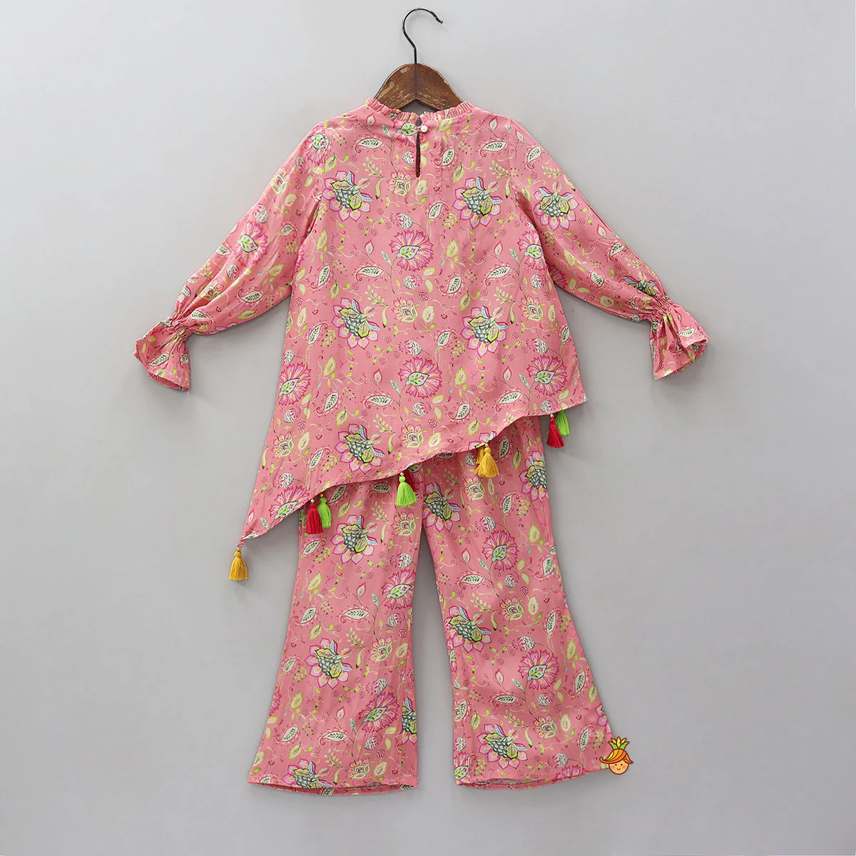 Asymmetric Kurti And Flared Pant - Image 2