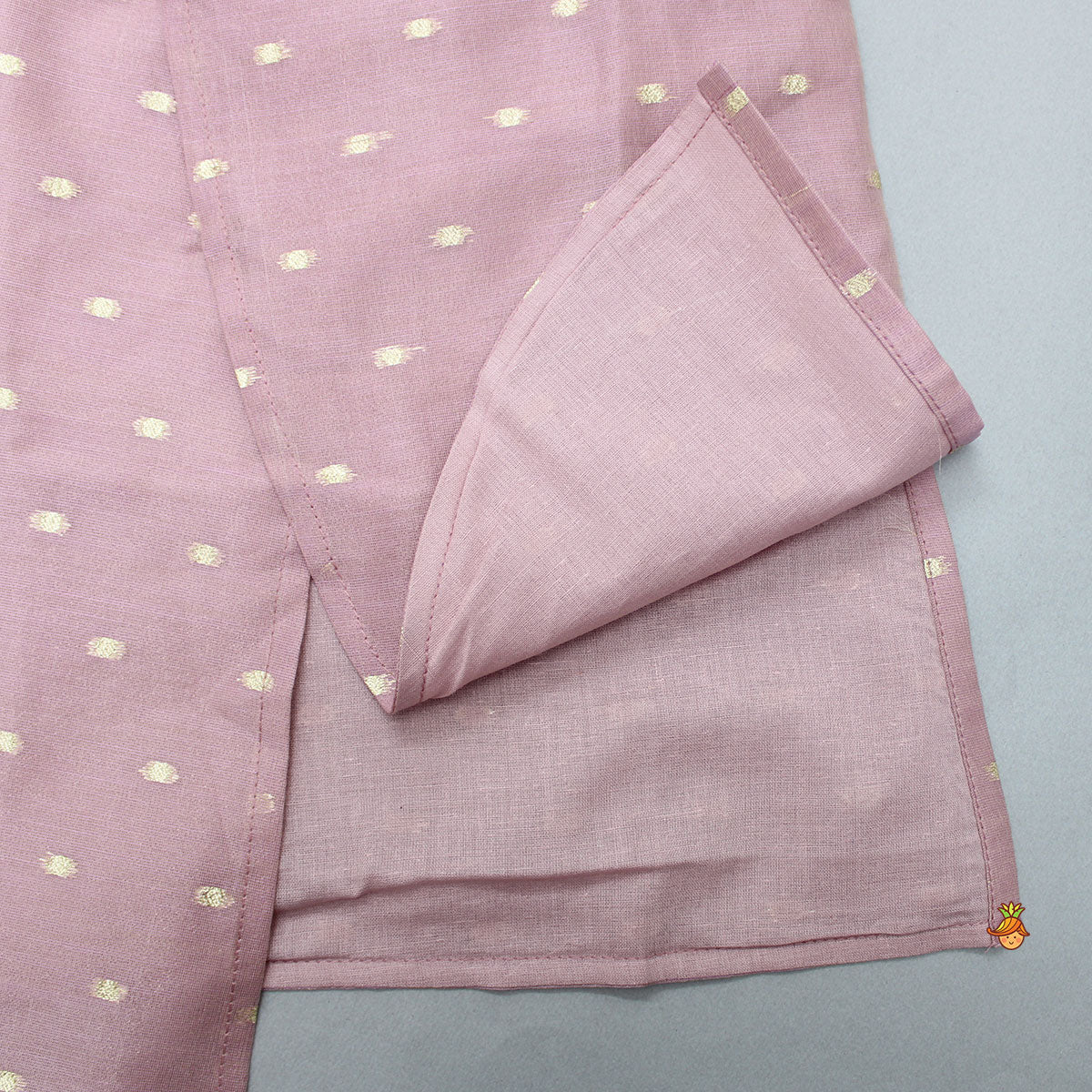 Asymmetrical Hem Stylish Kurta And Pyjama - Image 5