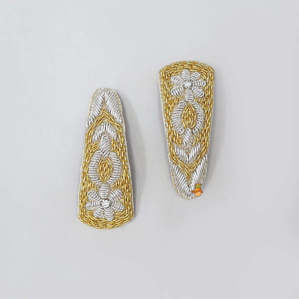 Beautiful Bullion Thread Work Hair Clip