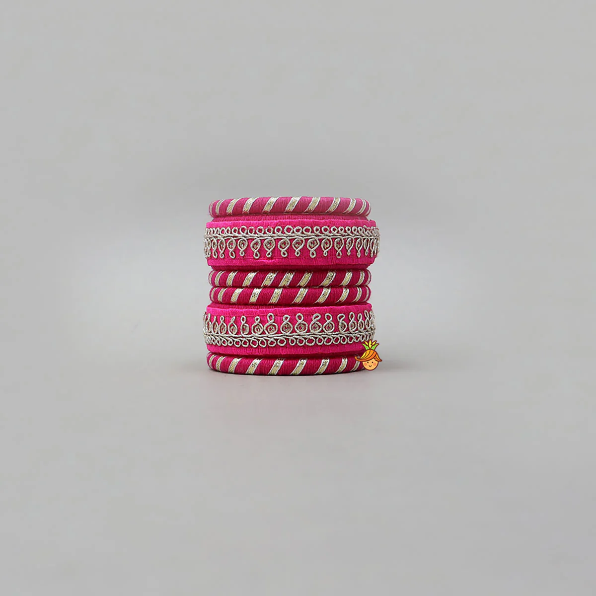 Beautiful Gota Lace Embellished Thread Bangles