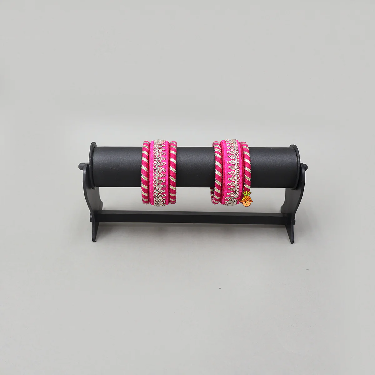 Beautiful Gota Lace Embellished Thread Bangles - Image 6