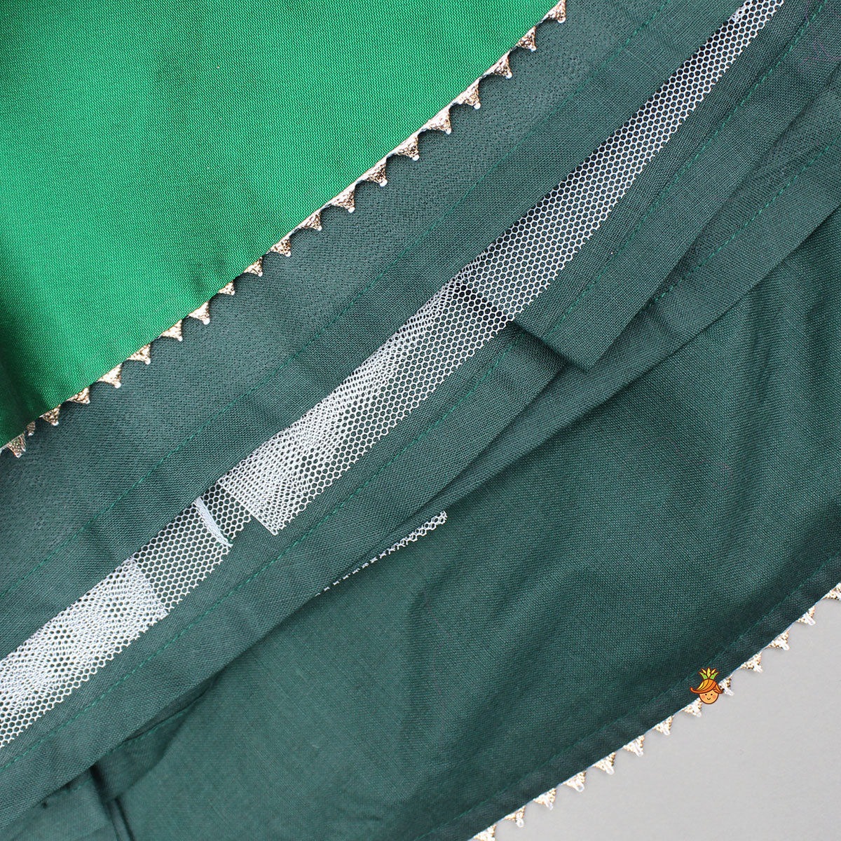 Beautiful Lace Work Beaded Kurti With Lehenga And Dupatta - Image 7