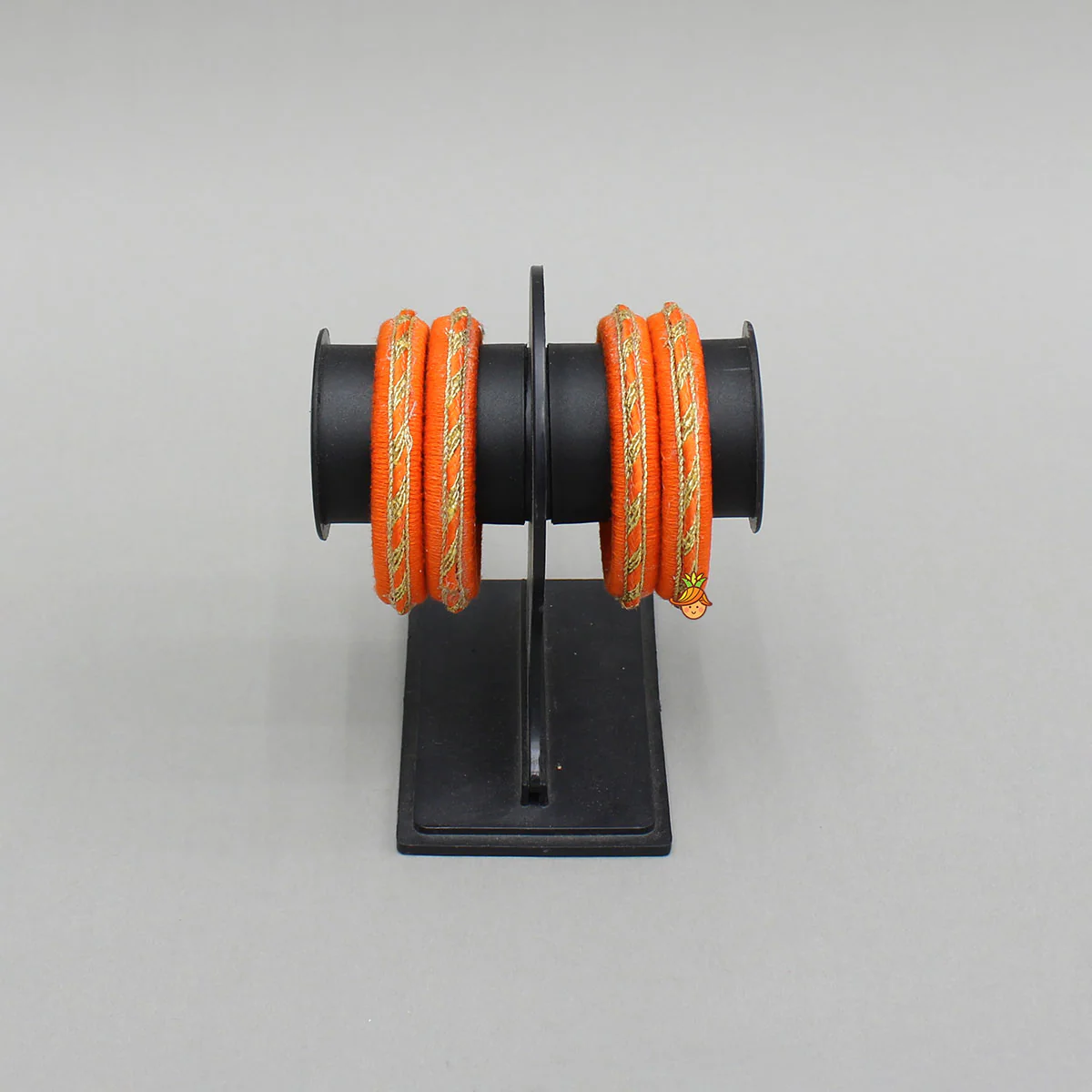 Beautiful Orange Thread Bangles - Image 4