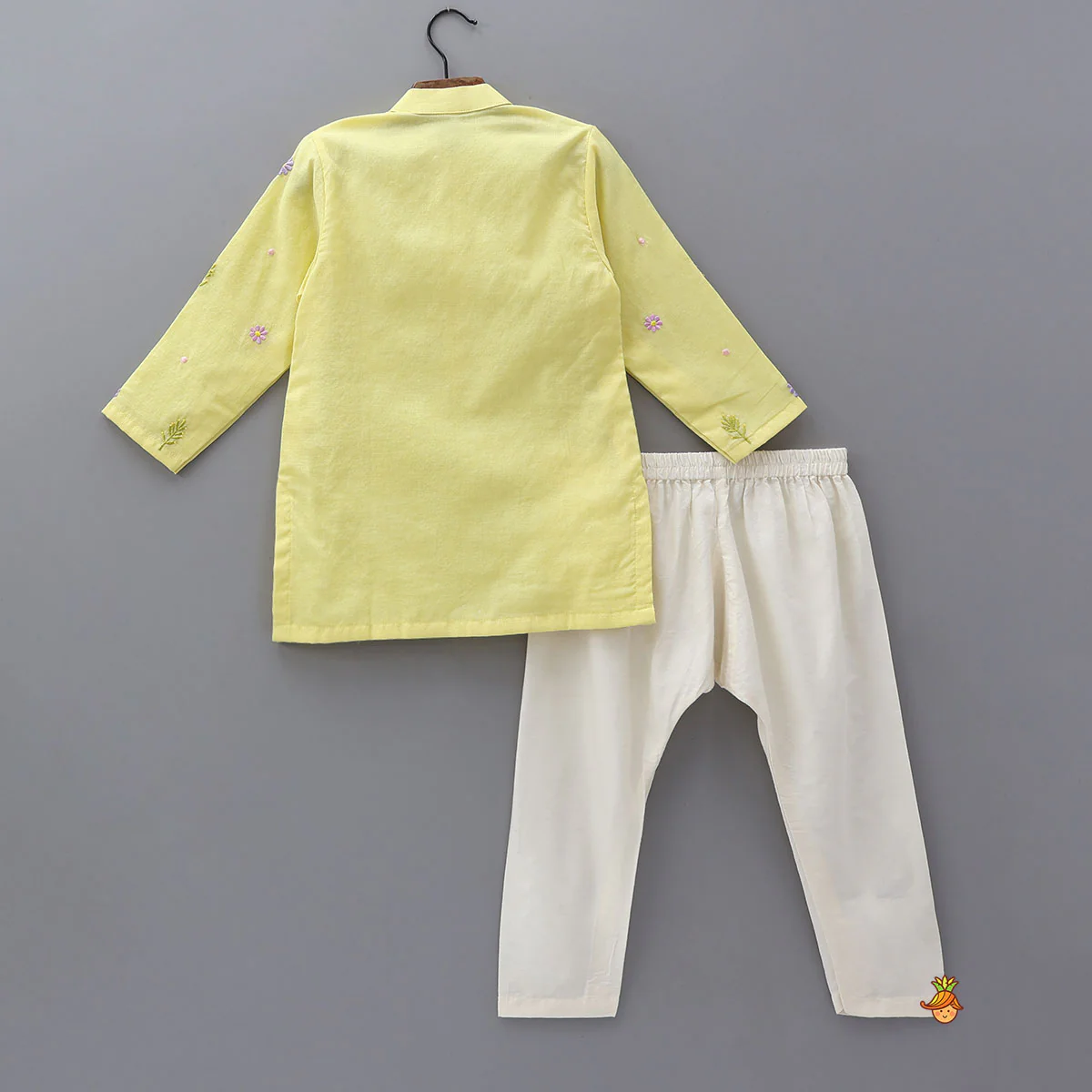 Beautiful Thread-Embroidered Kurta And Pyjama - Image 2