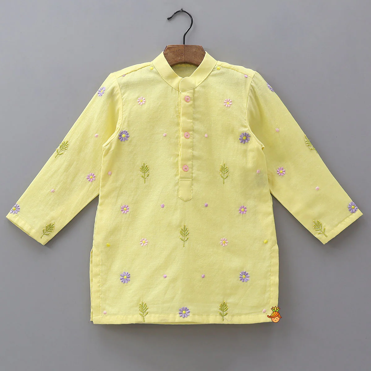 Beautiful Thread-Embroidered Kurta And Pyjama - Image 3