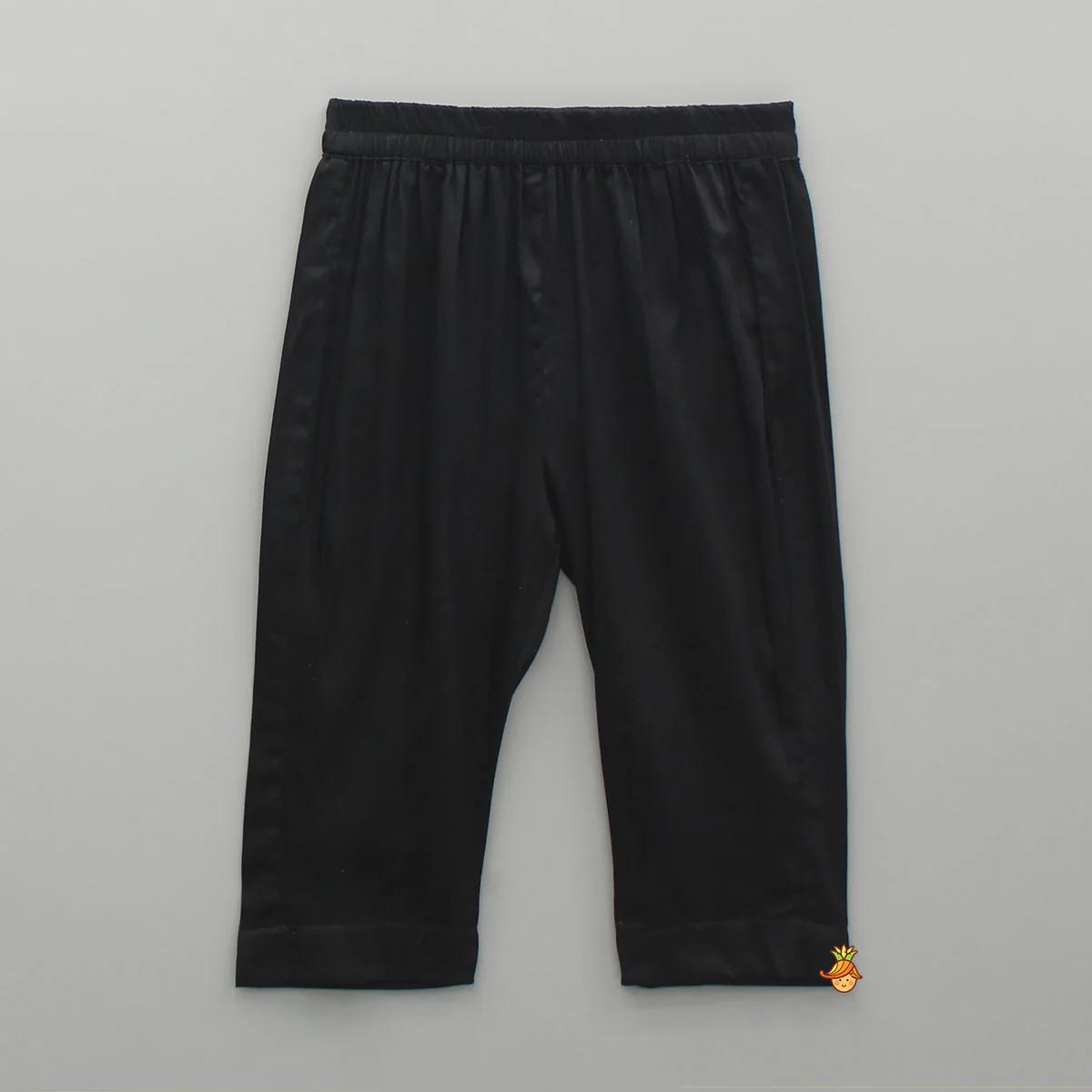 Black Kurta With Embroidered Jacket And Pyjama - Image 5