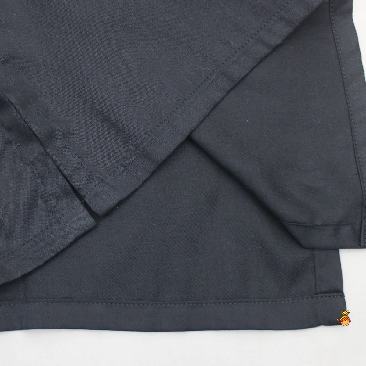 Black Kurta With Embroidered Jacket And Pyjama - Image 7