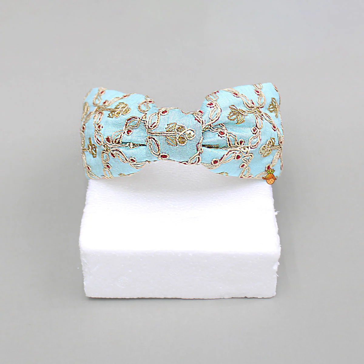 Blue Embroidered Hairband - Image 2