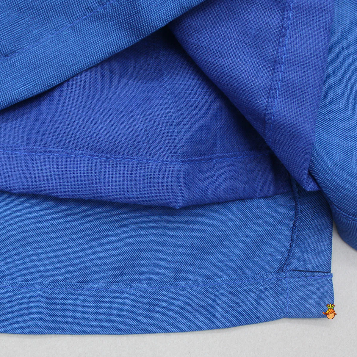 Blue Embroidered Jacket With Kurta And Pyjama - Image 7