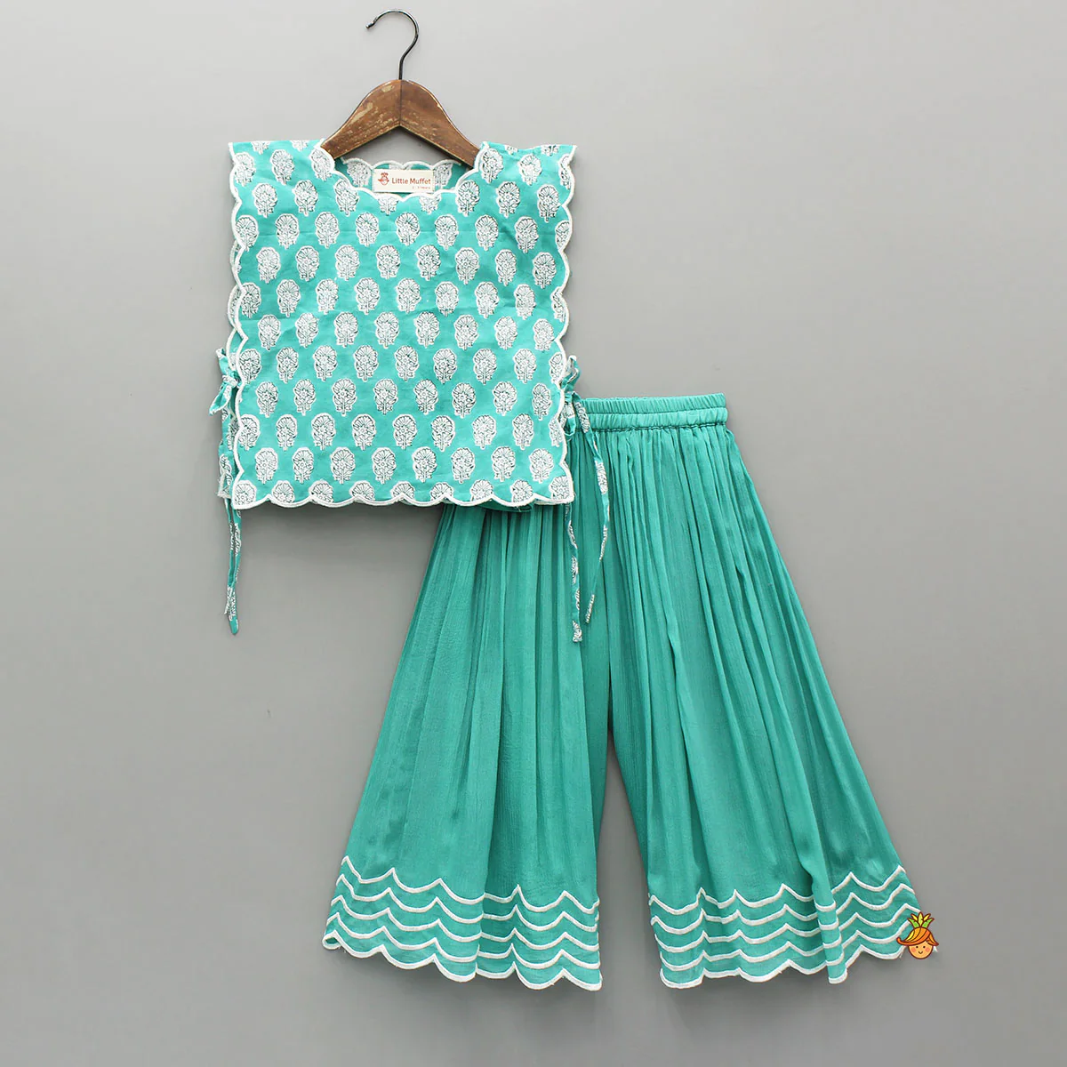 Vest Style Top With Matching Palazzo