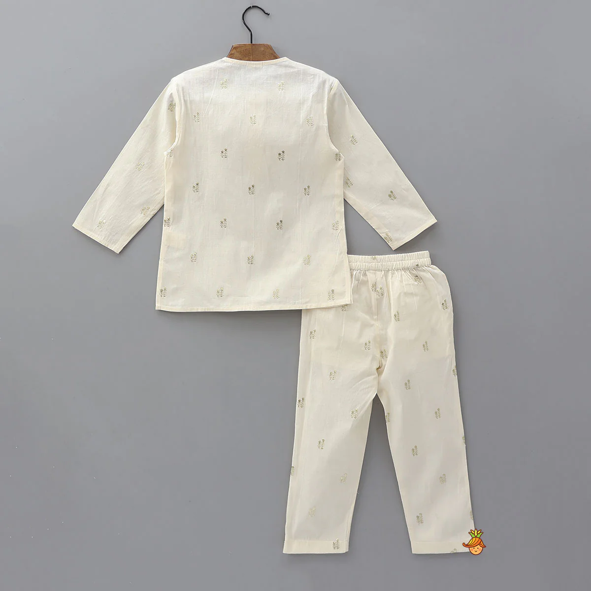Booti Work Kurta And Pyjama - Image 2