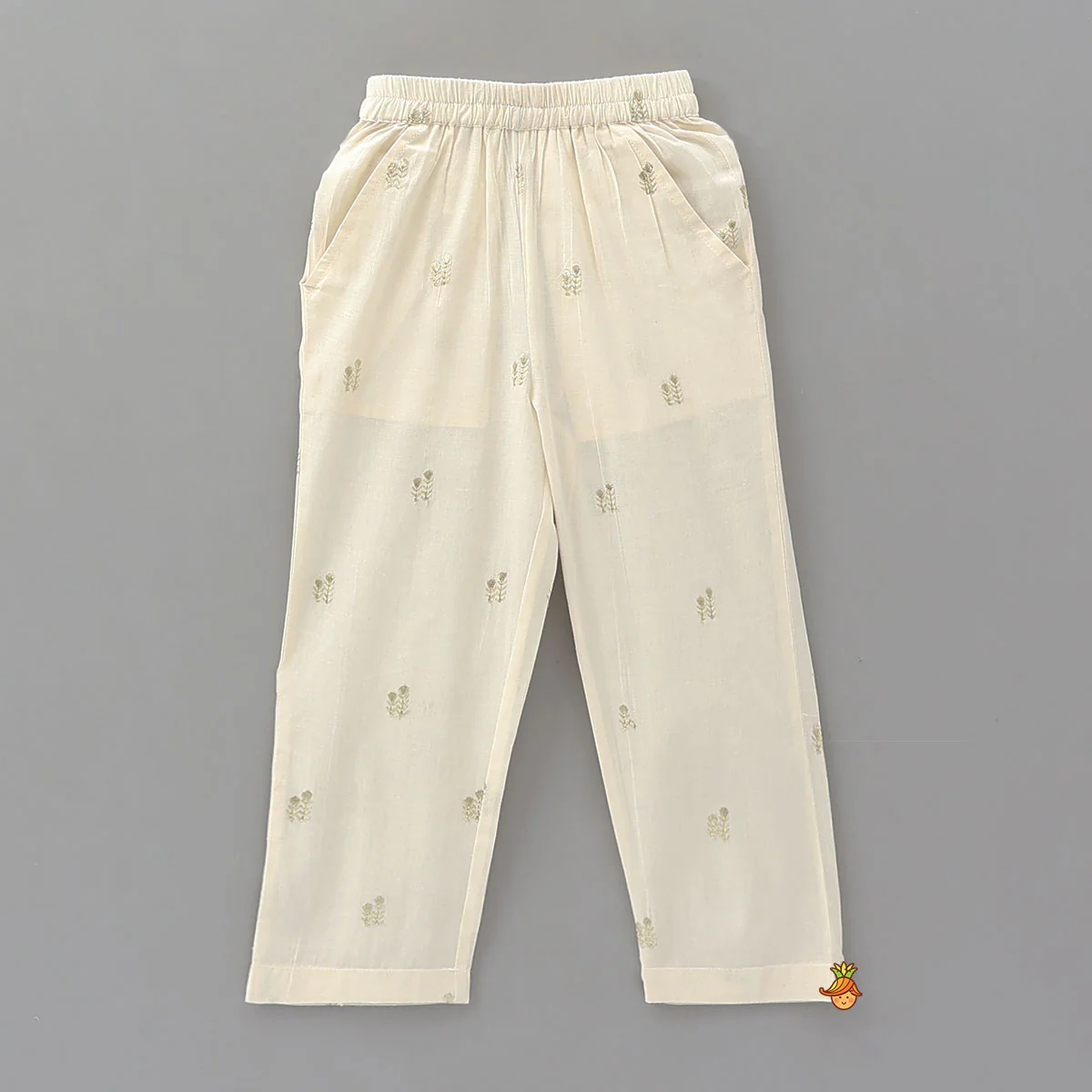 Booti Work Kurta And Pyjama - Image 4