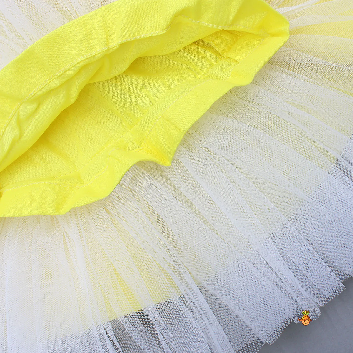 Bow Embellished Yellow Strappy Flared Dress - Image 4