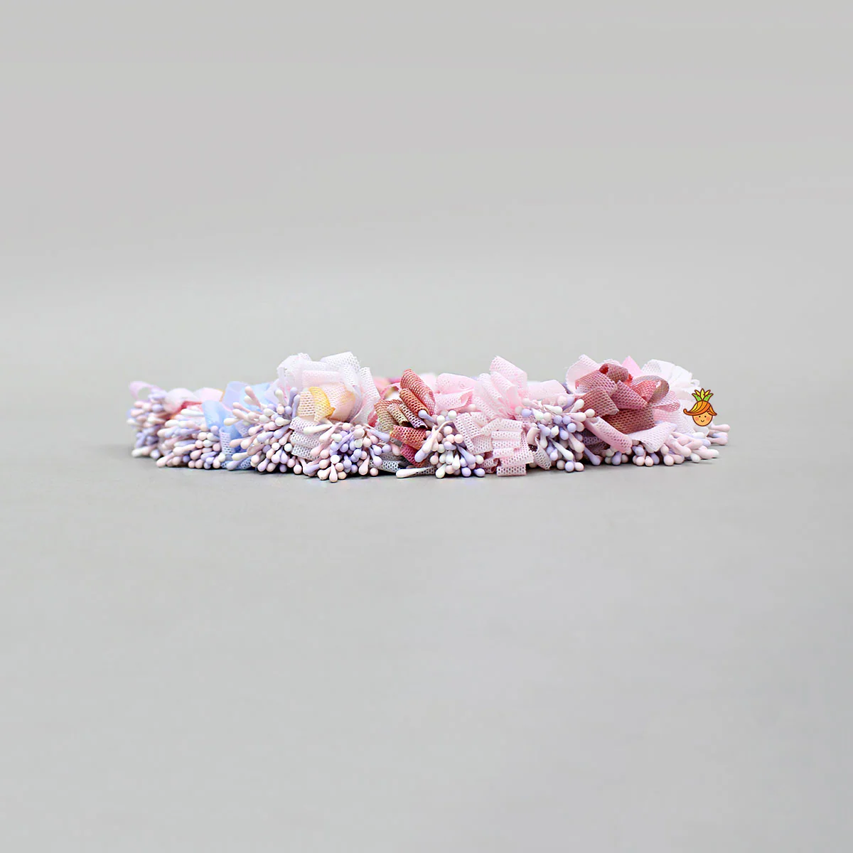 Braided Multicolour Head Band With Embellishments