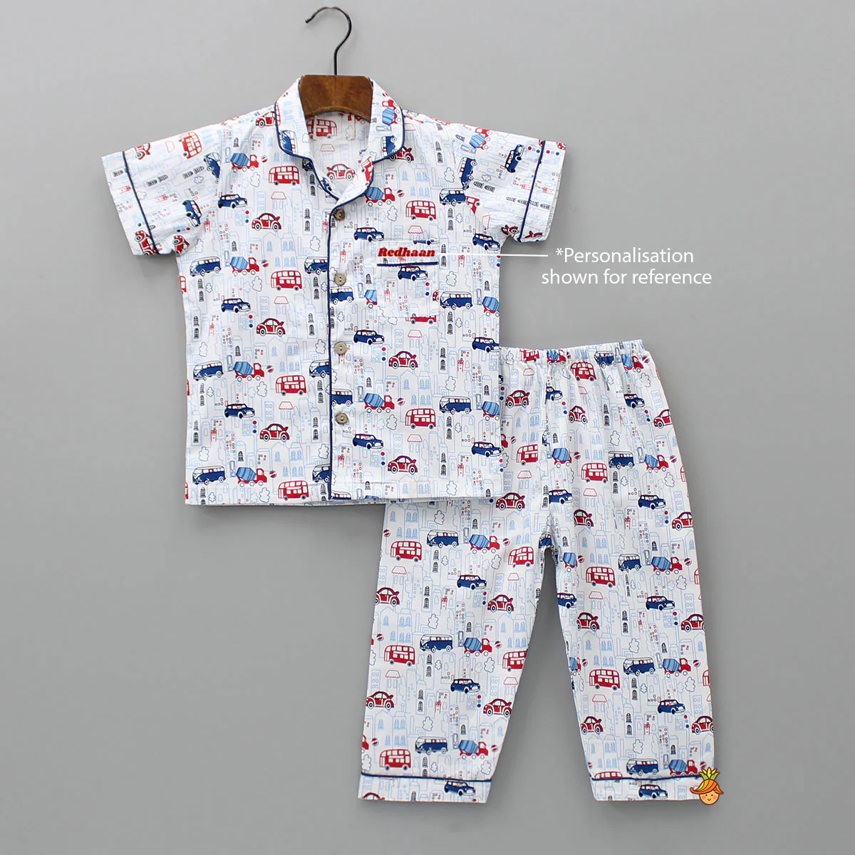 Car Printed Multicolour Sleepwear - Image 6