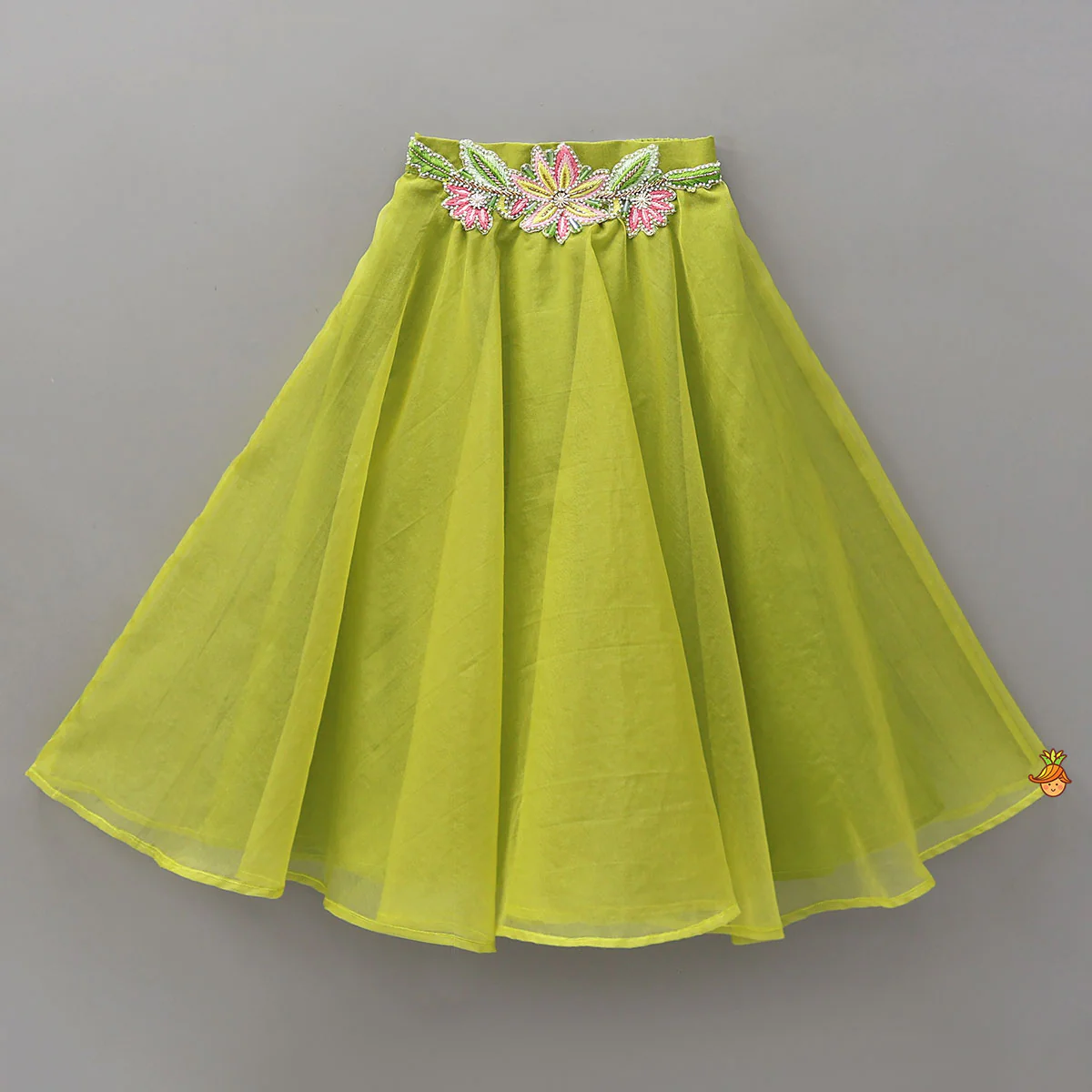 Charming Fringed Shiny Top And Lehenga - Image 4
