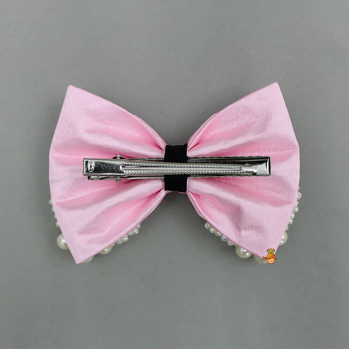 Charming Knot-Detail Bow Hair Clip - Image 2