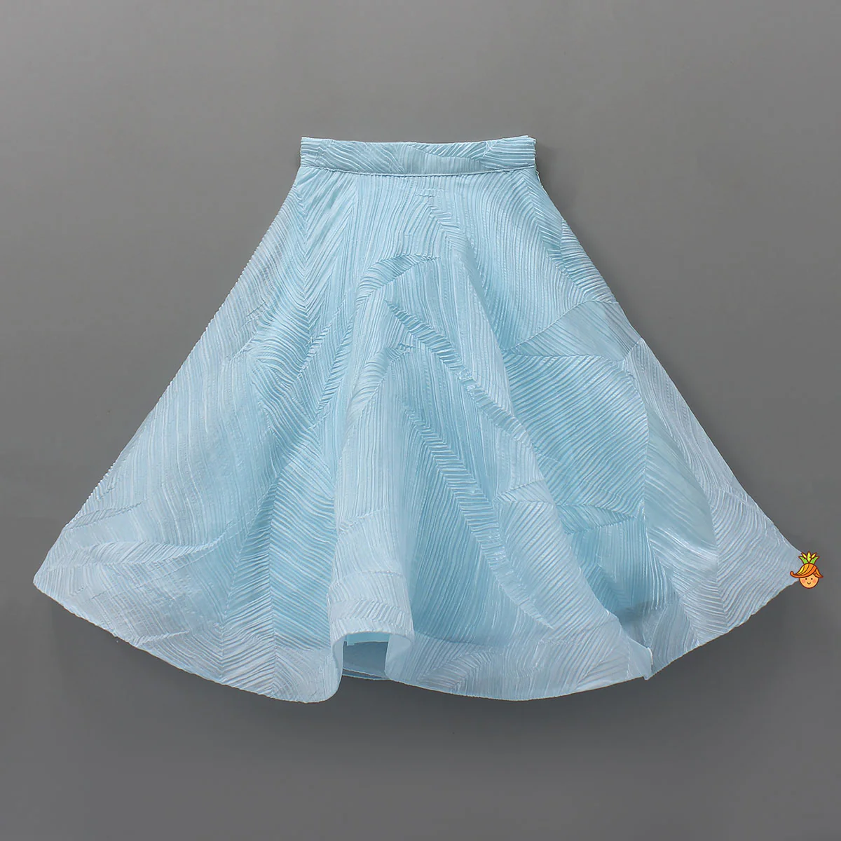 Checks Embroidered Top And Lehenga With Detachable Balloon Sleeves - Image 5