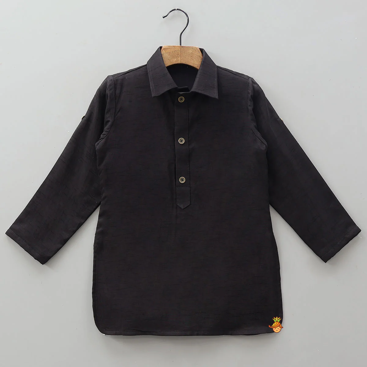 Collar Neck Kurta With Thread Embroidered Jacket And Patiala - Image 4