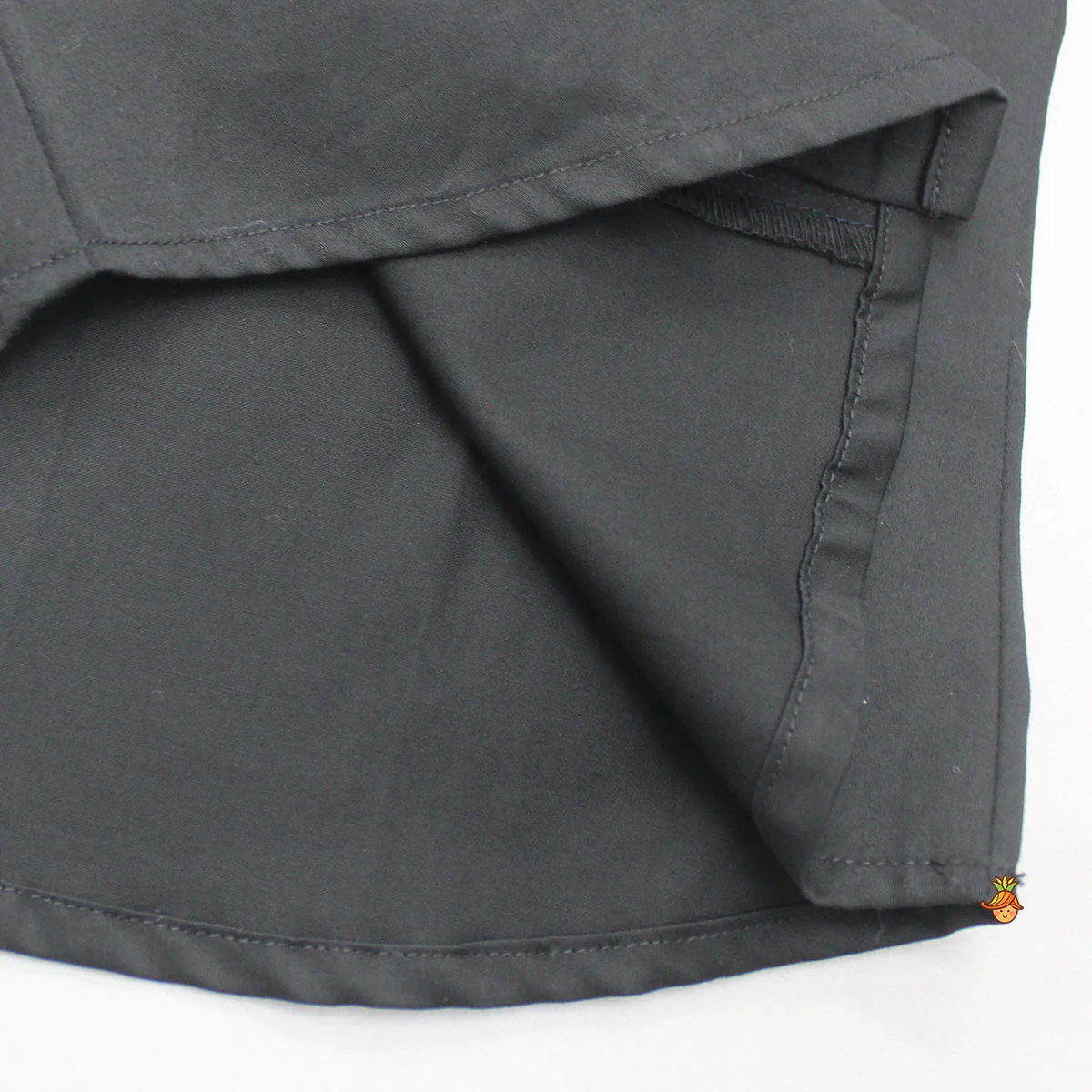 Collar Neck Lace Detailed Black Shirt - Image 4