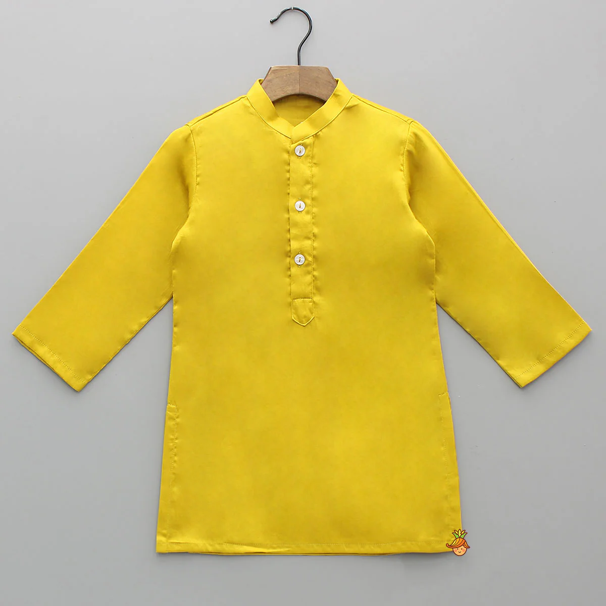 Ethnic Kurta With Pocket Detail Printed Jacket And Pyjama - Image 4