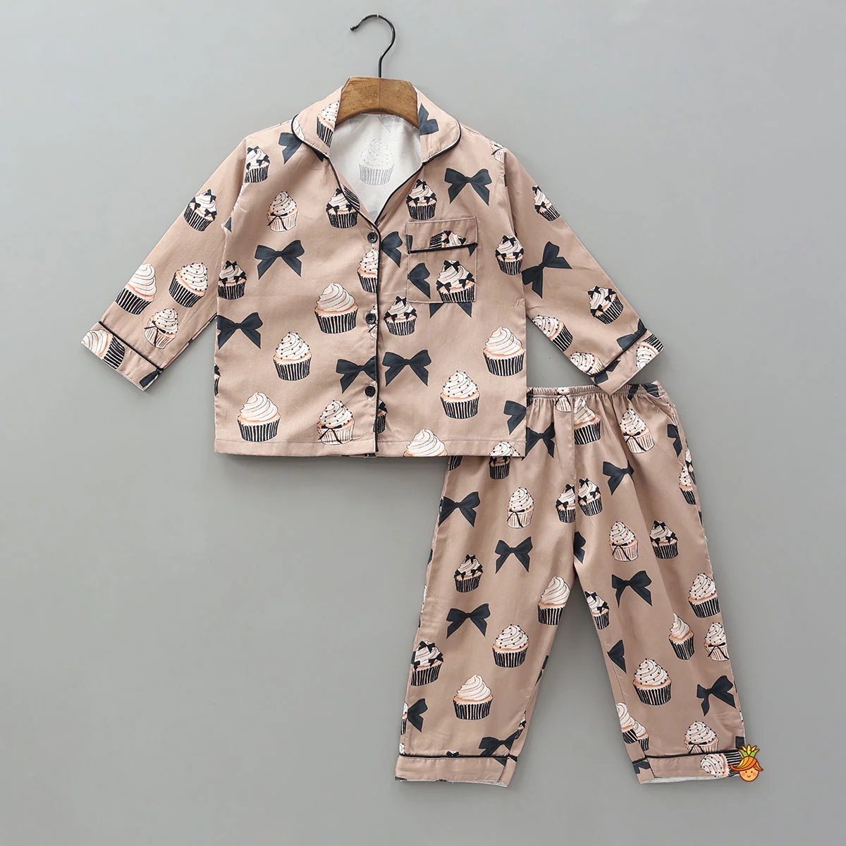 Cup Cake Print Sleepwear