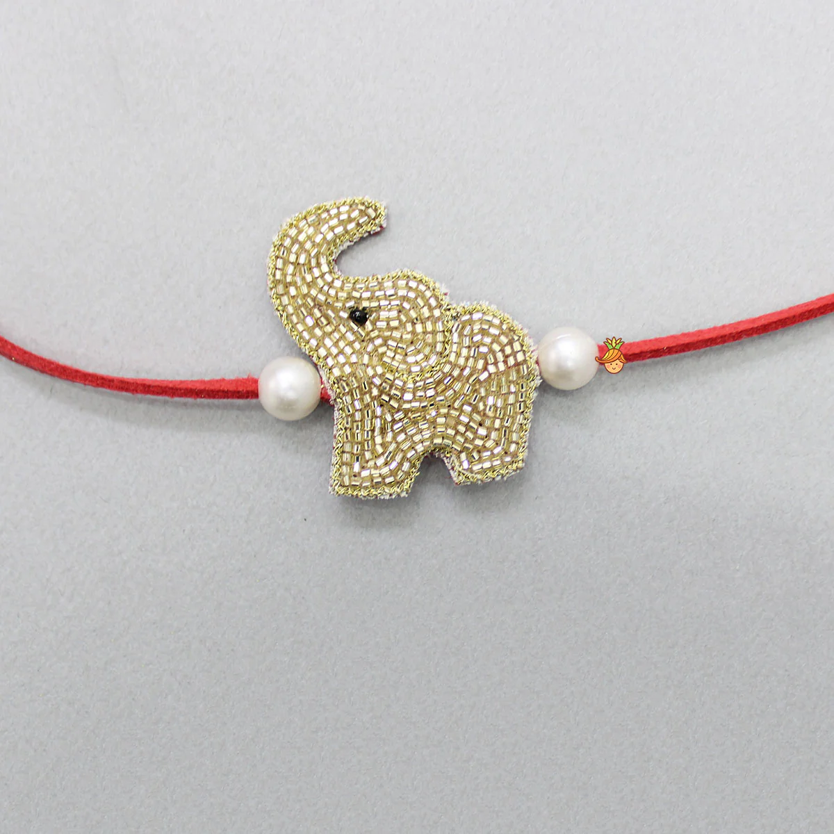 Cut Dana Embroidered Rakhi - Image 3