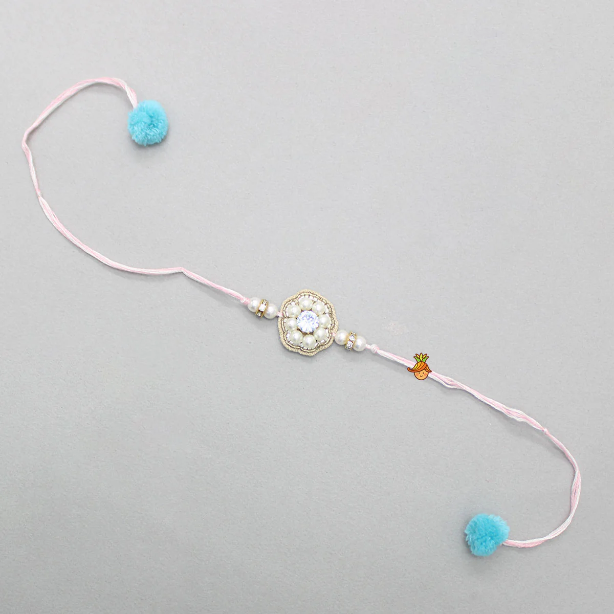 Cut Dana Pom-Pom Detail Rakhi