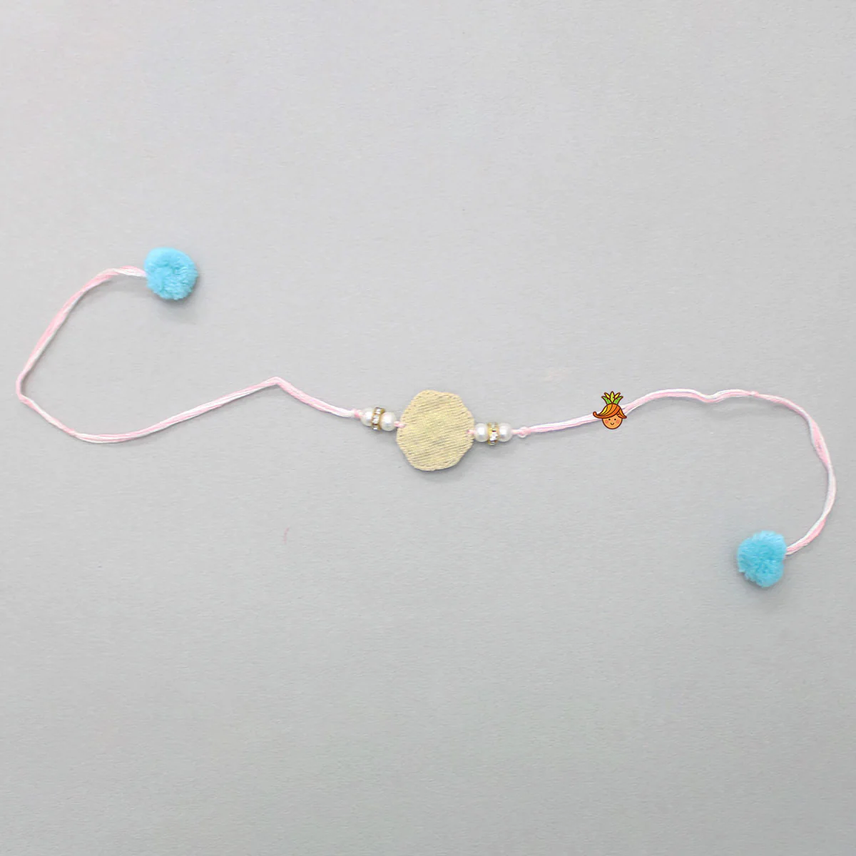 Cut Dana Pom-Pom Detail Rakhi - Image 2