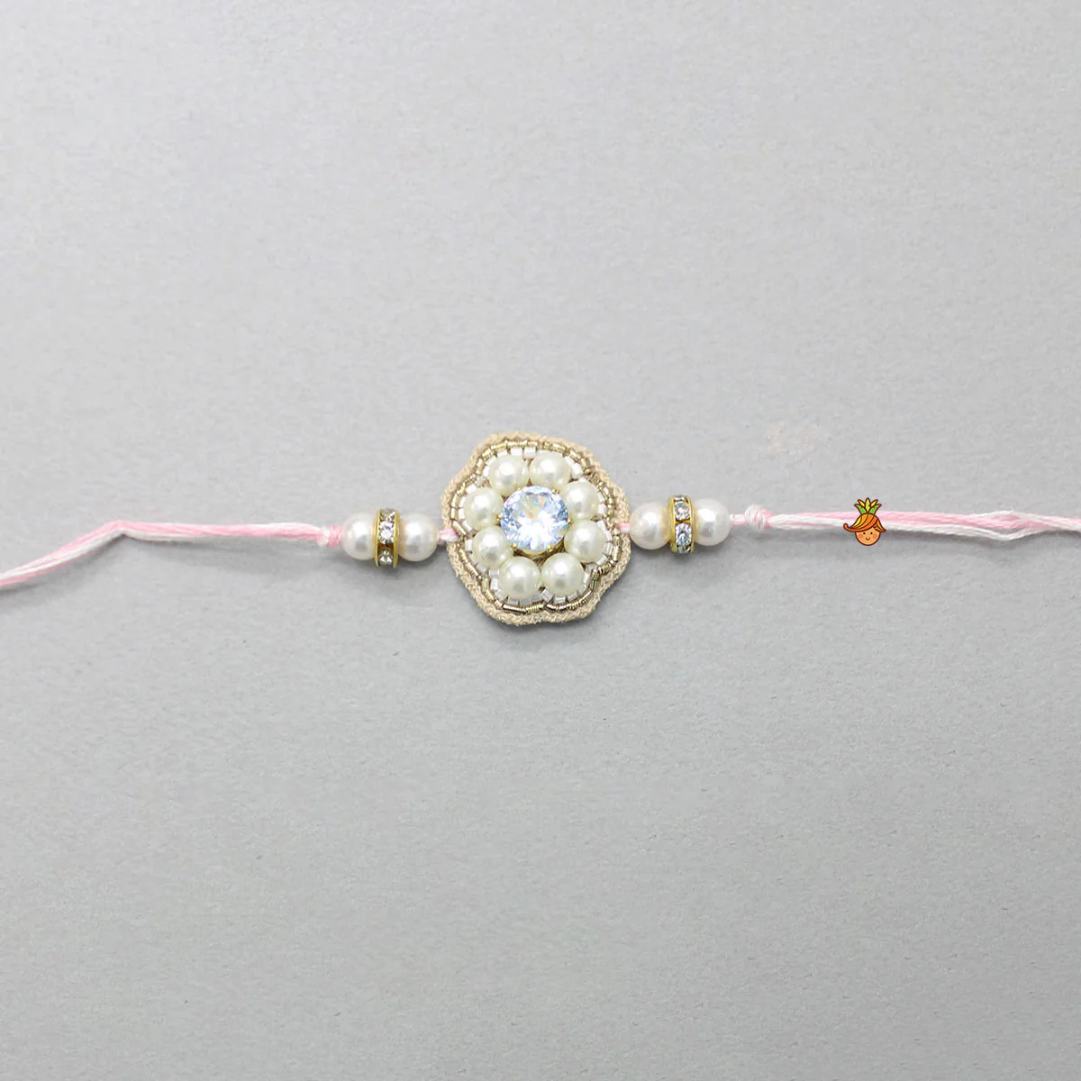Cut Dana Pom-Pom Detail Rakhi - Image 3