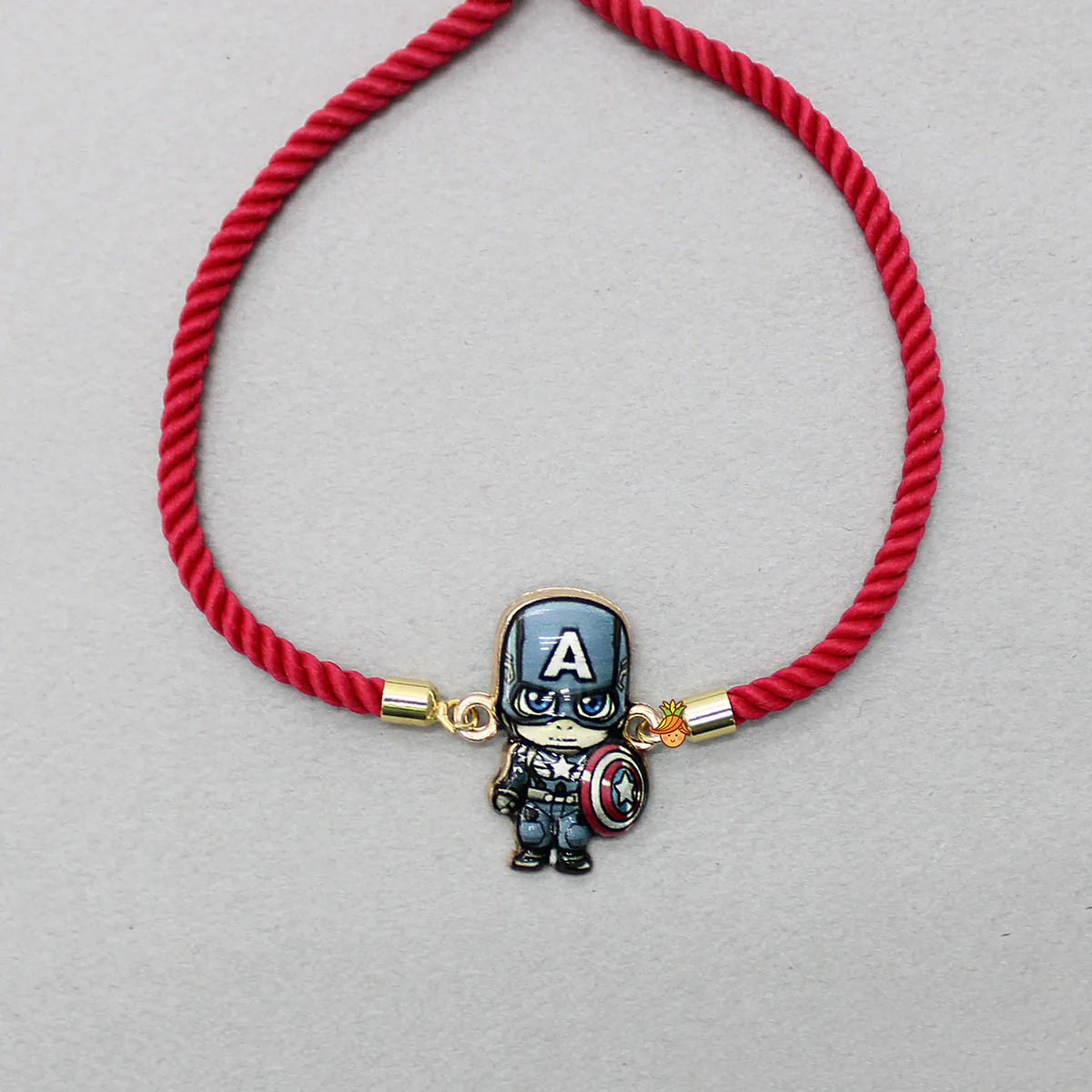 Cute Cartoon Character Adjustable Rope String Rakhi - Image 3