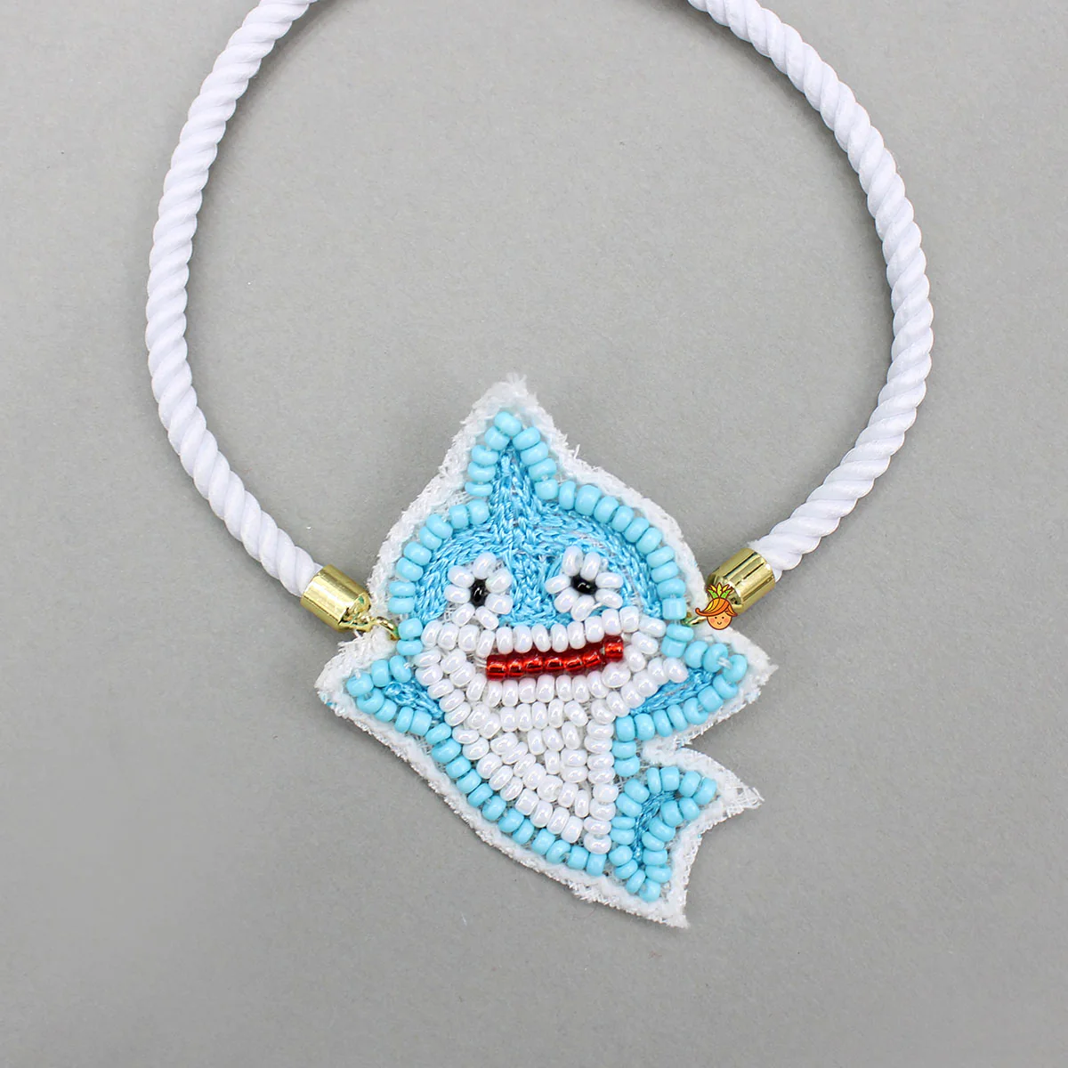 Cute Fish Embroidered Rakhi - Image 3