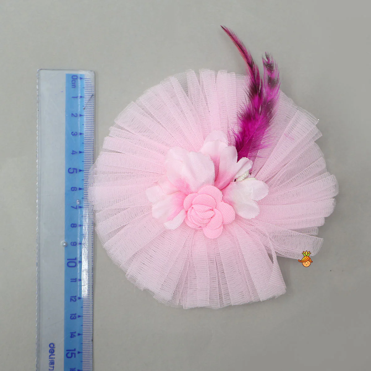 Cute Floral Pink Hair Clip - Image 4