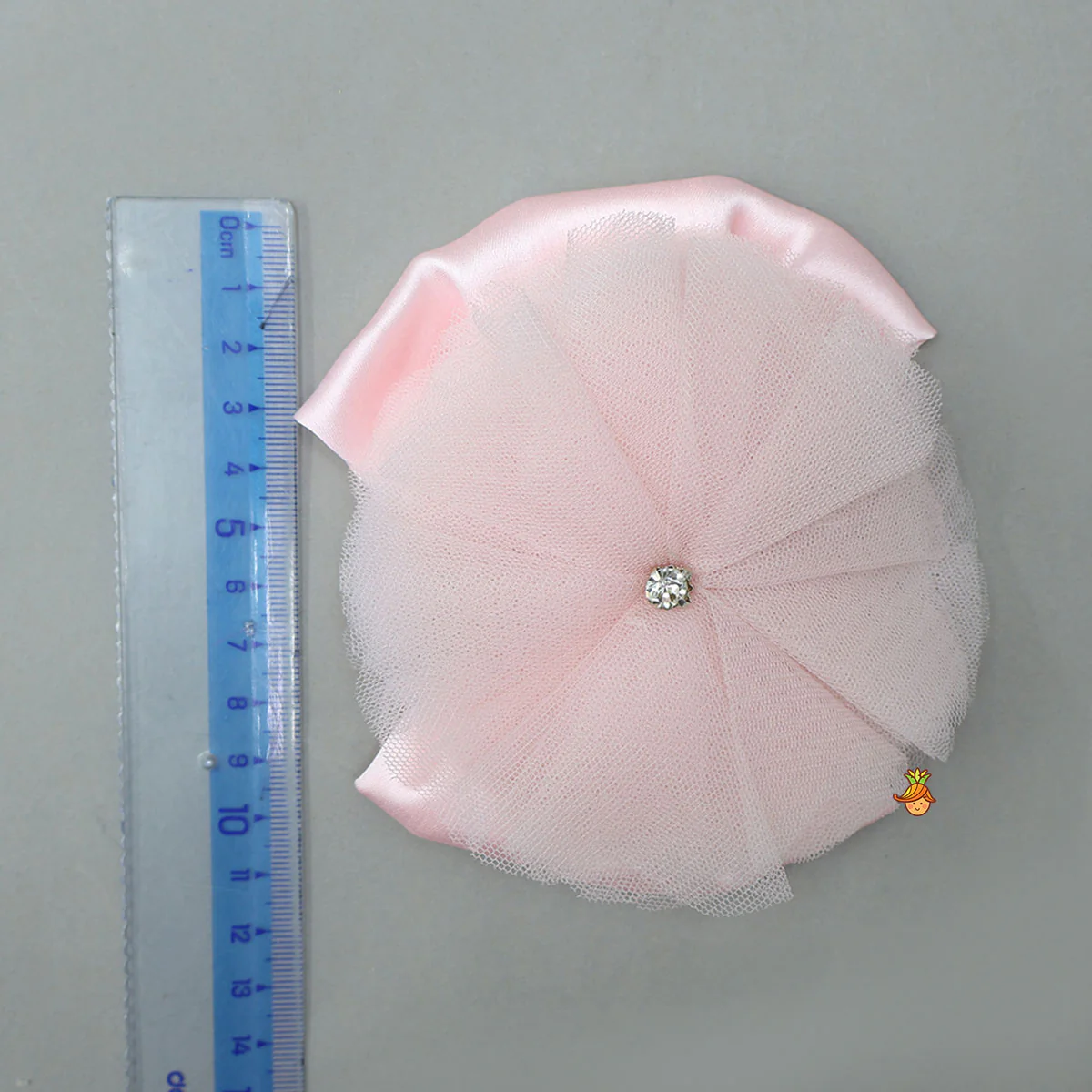 Cute Peach Bowie Hair Clip - Image 3