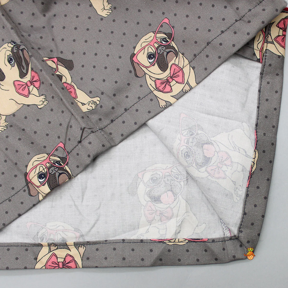 Cute Pug Printed Sleepwear - Image 5