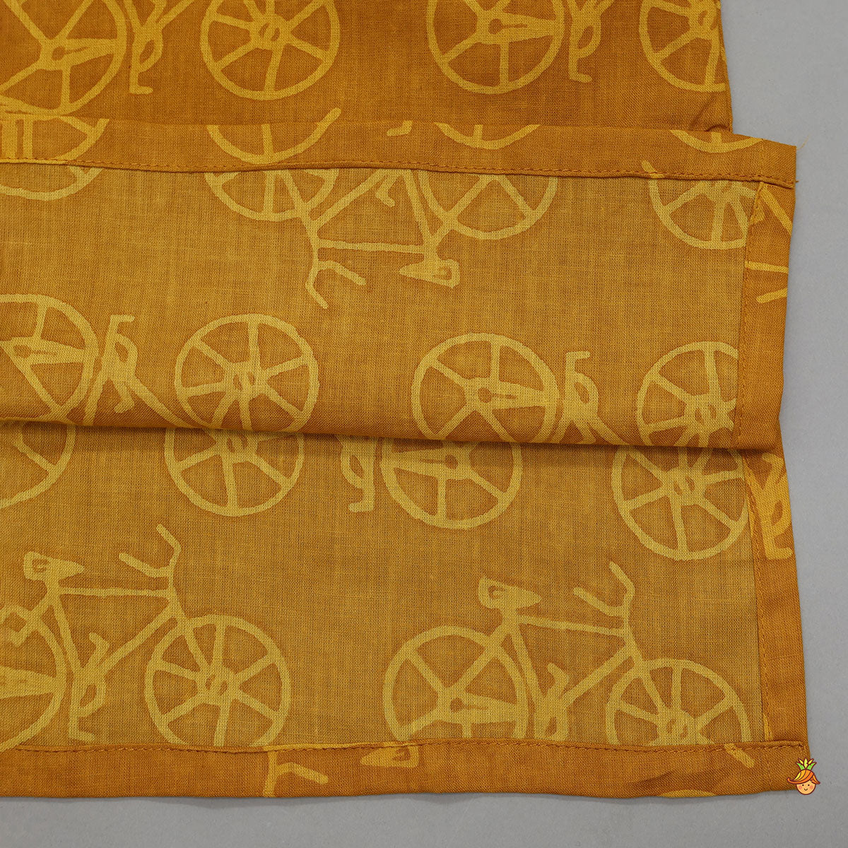 Cycle Print Kurta With Heart And Polka Dot Jacket With Pyjama - Image 7