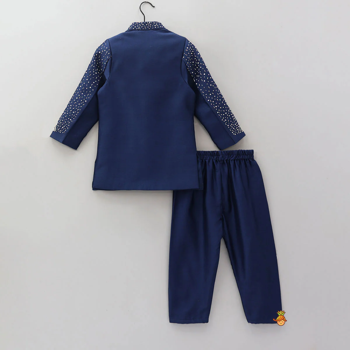 Elegant Beads Detailed Sherwani And Pyjama - Image 2