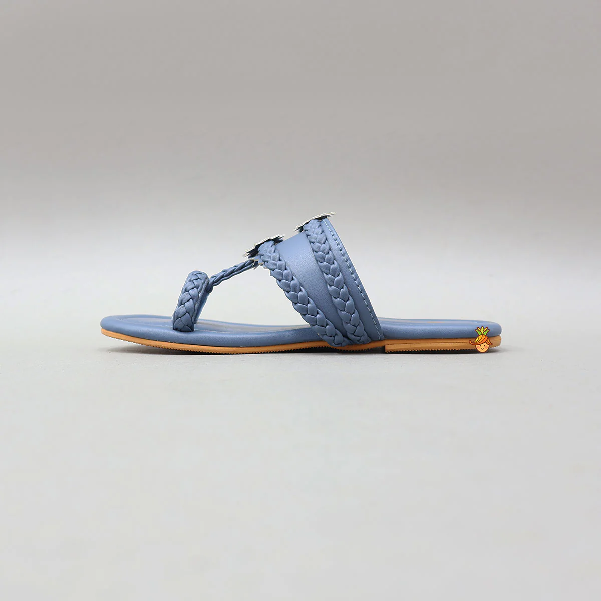 Elegant Braided Toe-Ring Kolhapuri Flats - Image 5