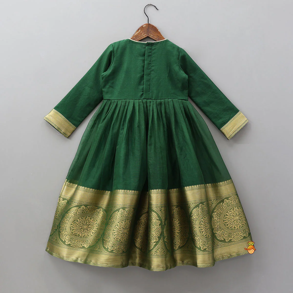 Elegant Embroidered Anarkali With Border Detailing - Image 2