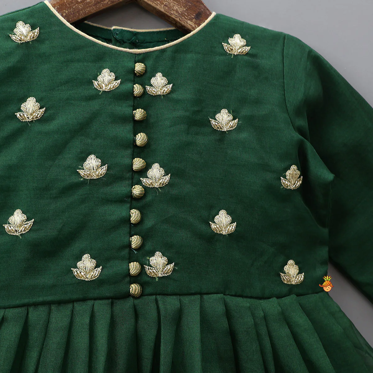 Elegant Embroidered Anarkali With Border Detailing - Image 3