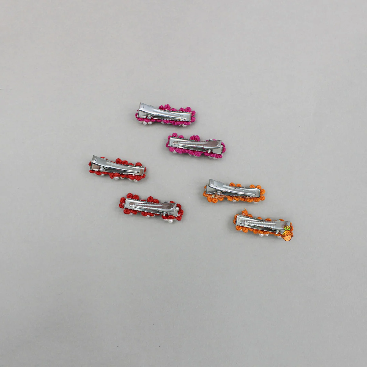 Elegant Floral Alligator Hair Clips - Image 2