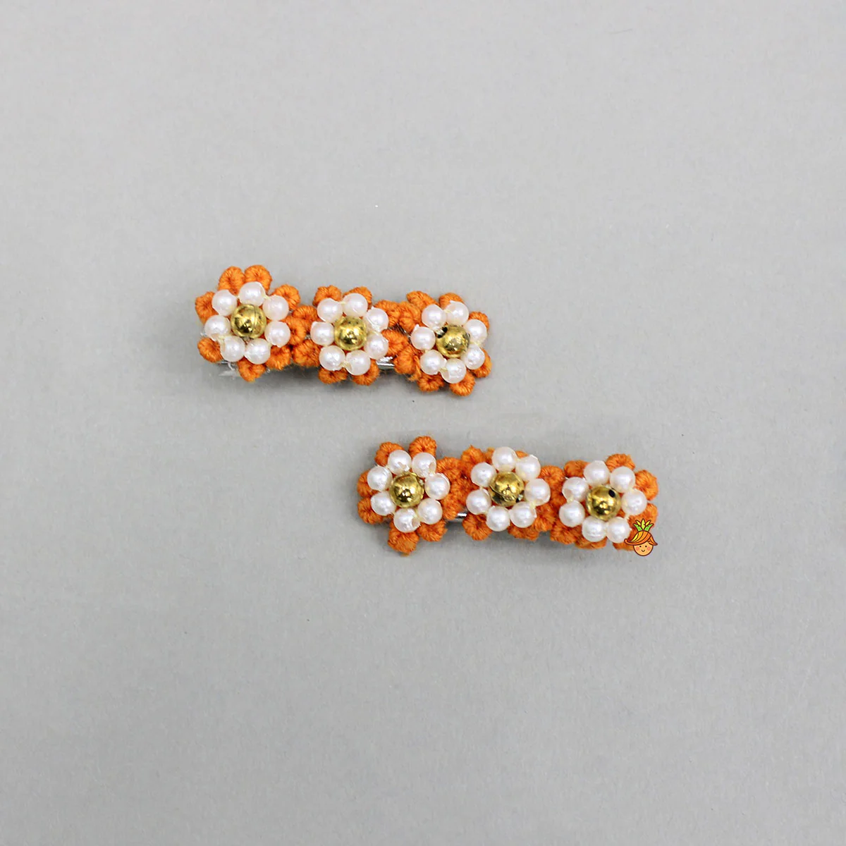 Elegant Floral Alligator Hair Clips - Image 4